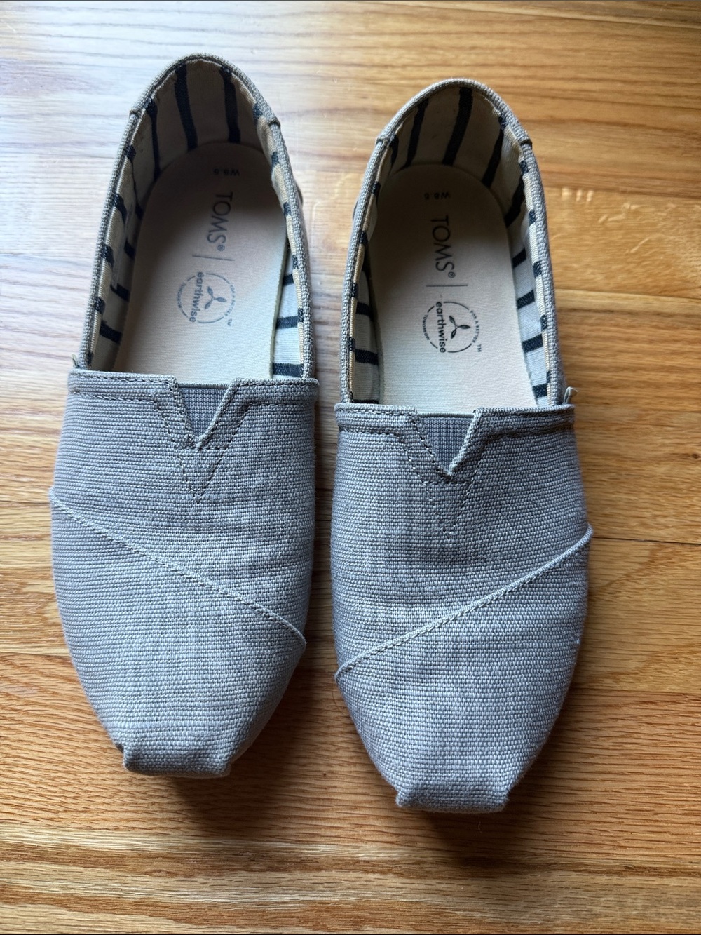 Toms Men’s Slip-On Canvas Loafers in Light Taupe